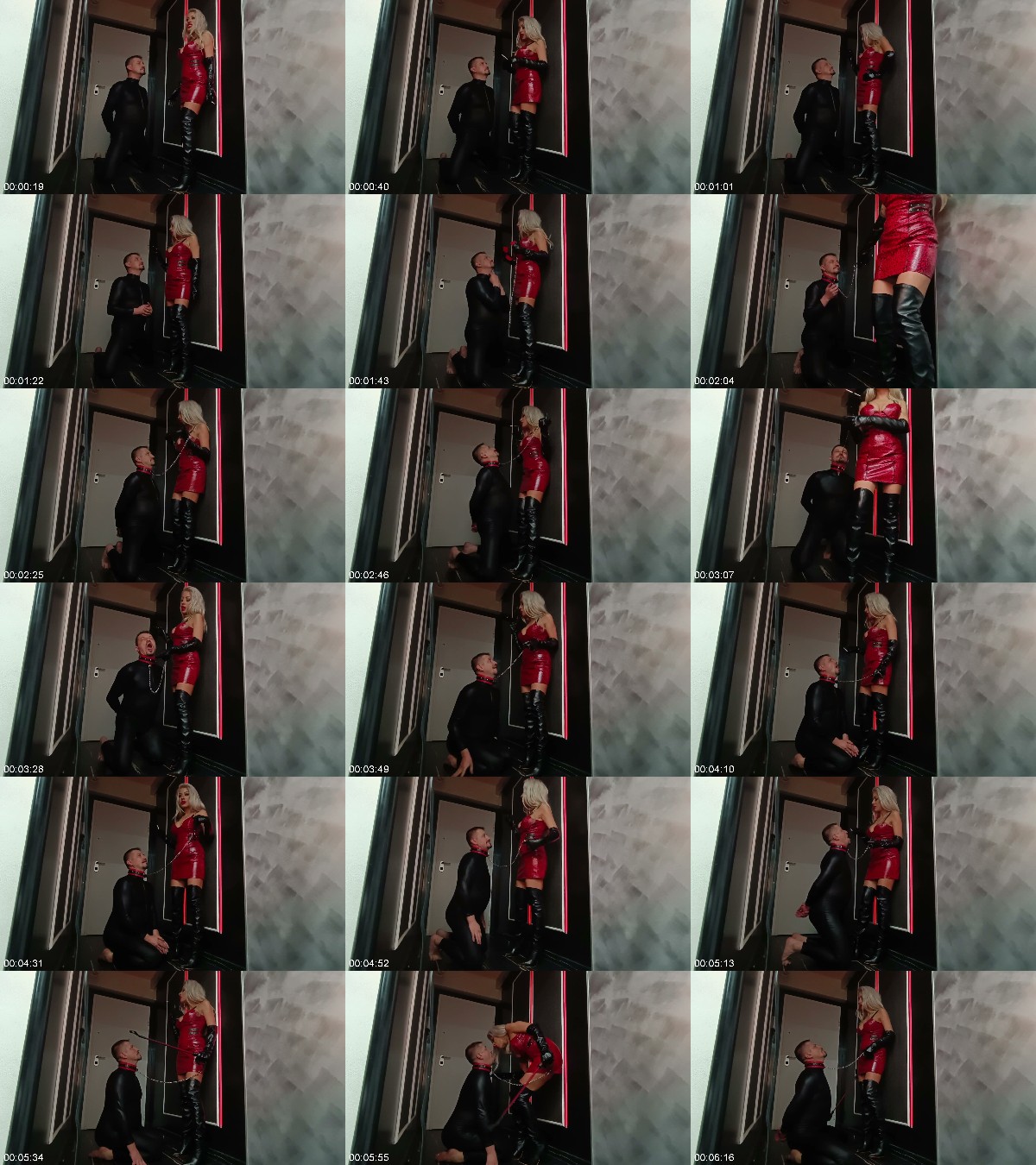 Saida smokes and trains slave 6