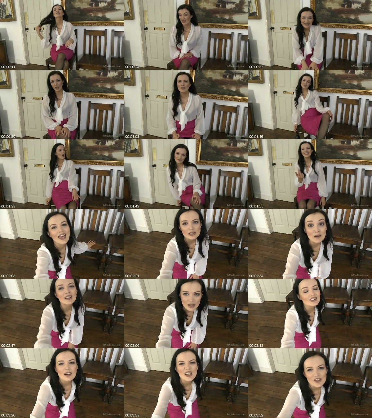 St Mackenzies Ladies Academy - waiting outside headmistresses office 6