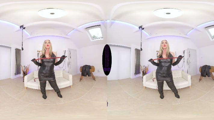 The English Mansion - Full Leather Submission - VR Featuring Mistress Sidonia 3