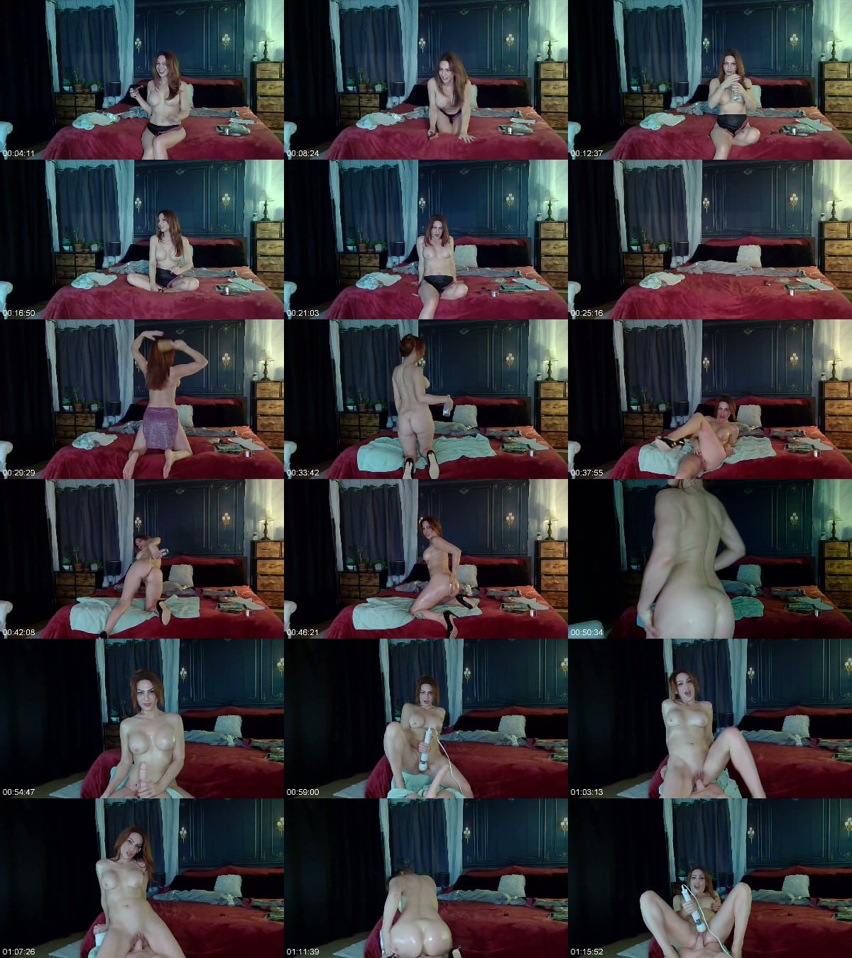 TrophyWifeNat - Monday night surprise cum show 6