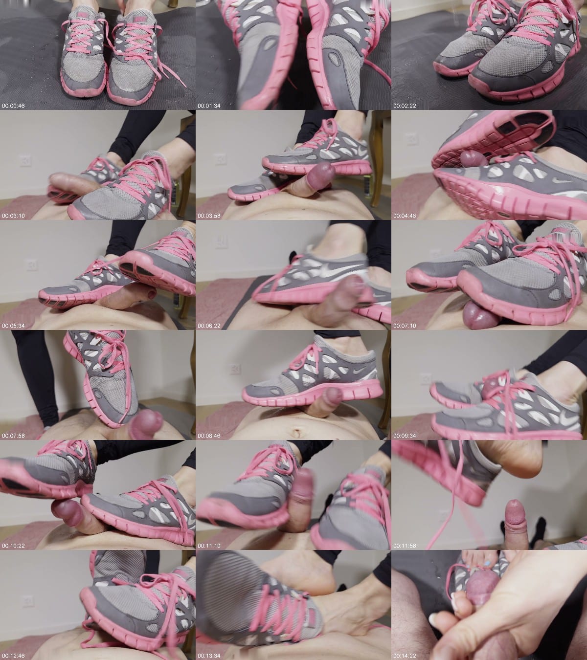 shoejobparadise - Shoejob with WET Nike Free sneakers and a LOT of water 6