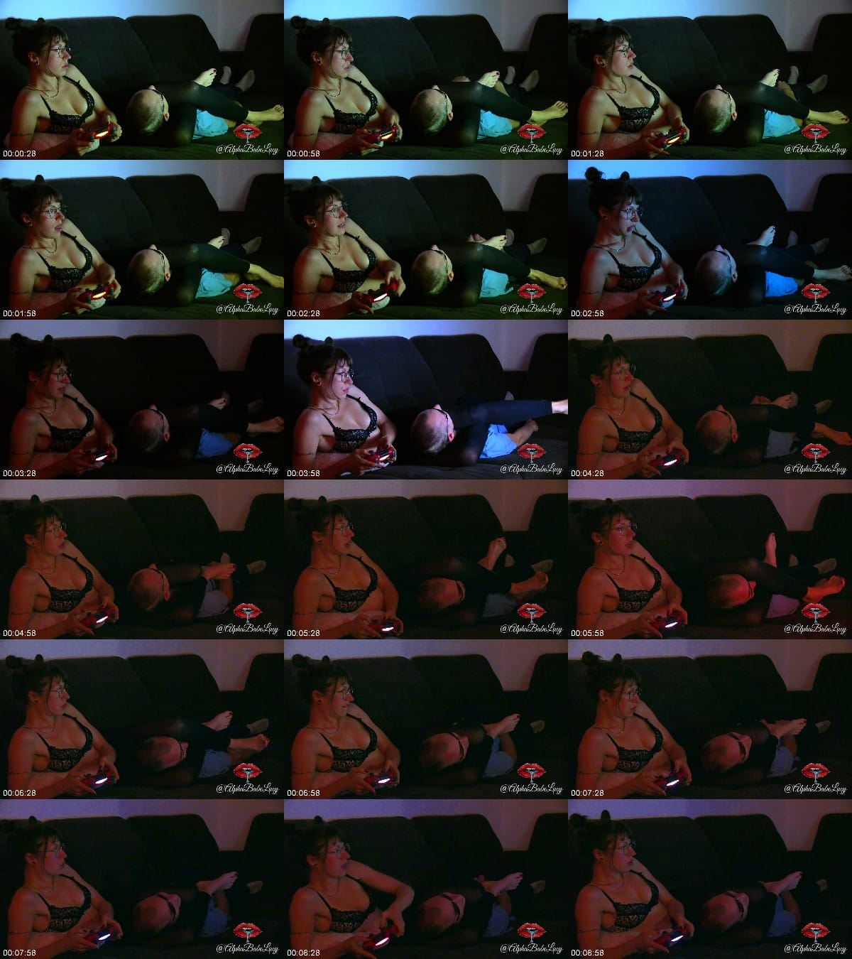 Alpha Babe Lucy - Leg Scissoring While I Play Games 6