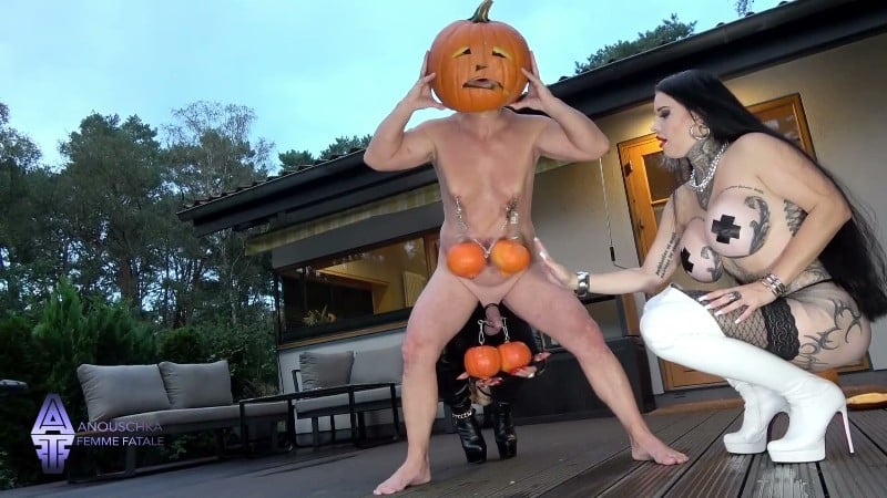 Anouschka Femme Fatale - DOUBLE DOMME - CBT FOR THE PUMPKIN SLAVE 5