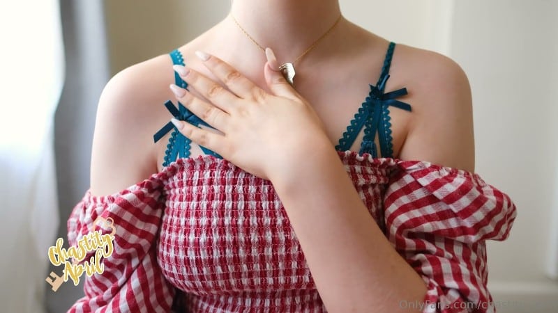 Chastity April - Beta Safe Tits 1