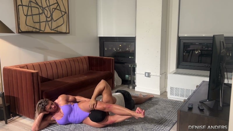 Denise Anders Femdom Fantasy - Best Wrestling Muscle Worship Session With Muscle Goddess Denise Anders 2