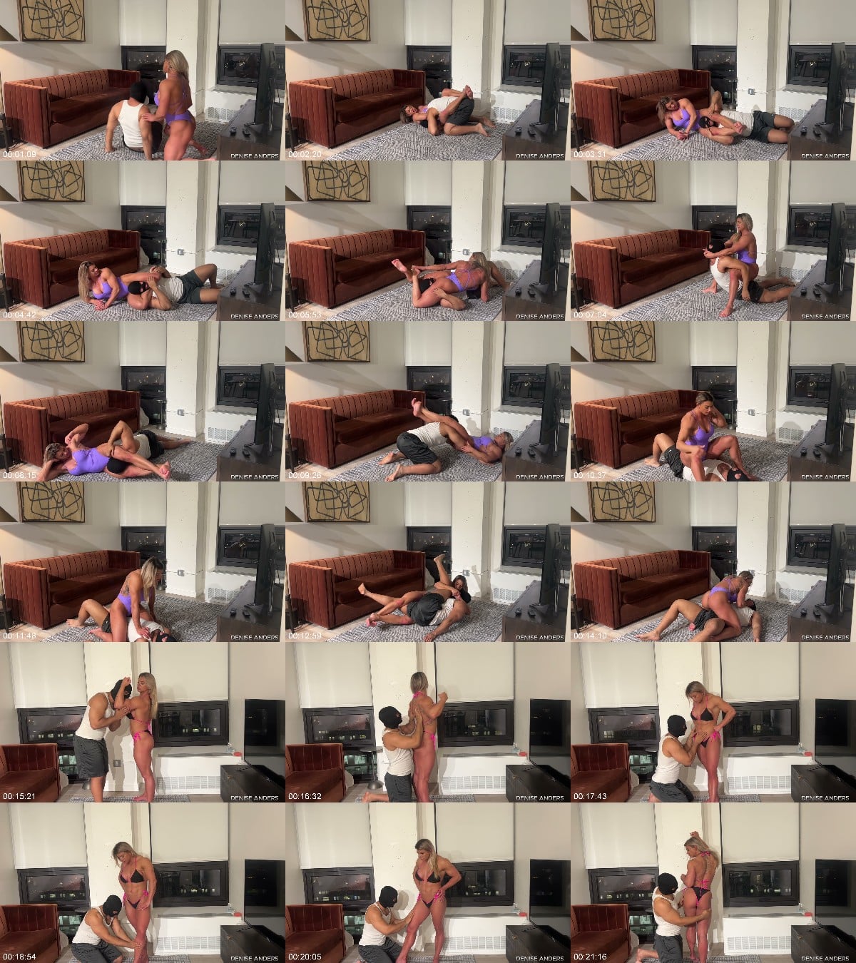 Denise Anders Femdom Fantasy - Best Wrestling Muscle Worship Session With Muscle Goddess Denise Anders 6