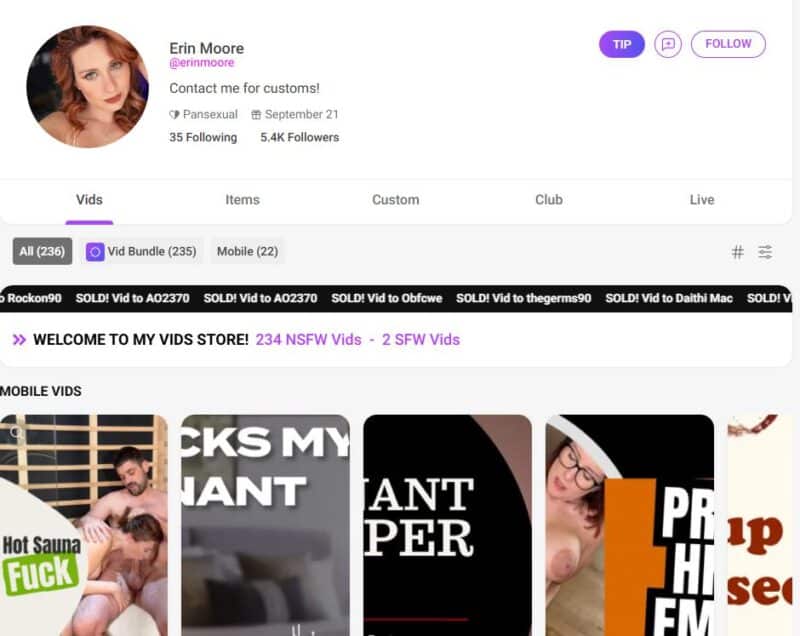 Erin Moore Leaks Manyvids Siterip tezfiles [211 VIDEO / 283 GB] 1