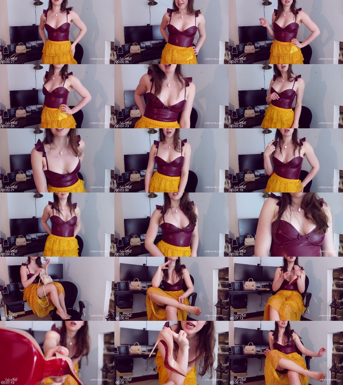 LATEXnCHILL - Blackmailed into being the Office Bitch 6