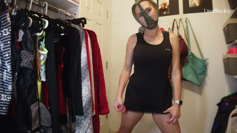 LinaBlackly - Caught Neighbor Stealing Panties 3