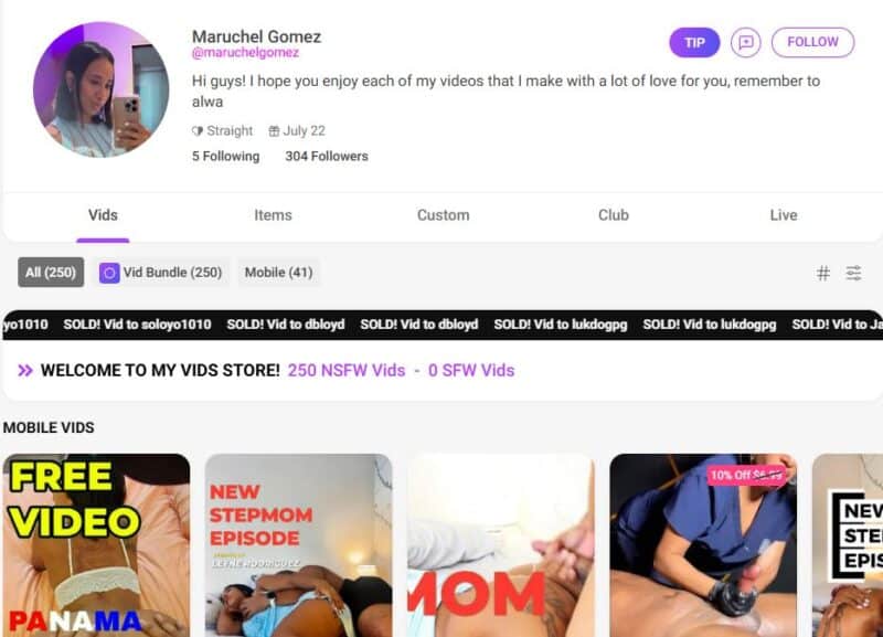 Maruchel Gomez Leaks Manyvids Siterip tezfiles [211 video / 370 GB] 1