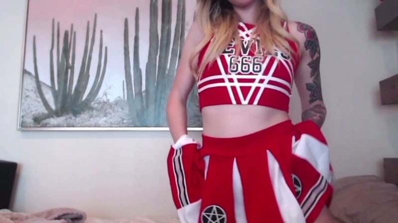 MissIvyDoll - Cheerleader Cums for You 1