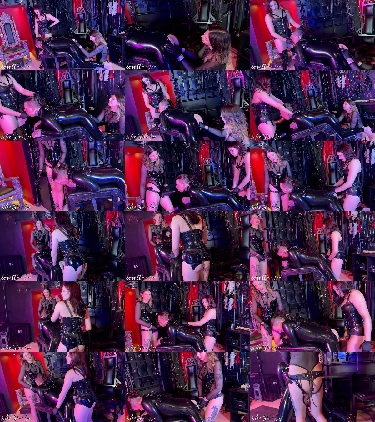 Miss Demi Lux - The Domme Next Door - Spit Roasting Maz Morbid With Goth Delilah 6