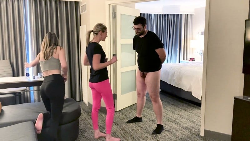 ONLYBALLKICKING - Ballbusting Sisters Marathon - Kody And London 2