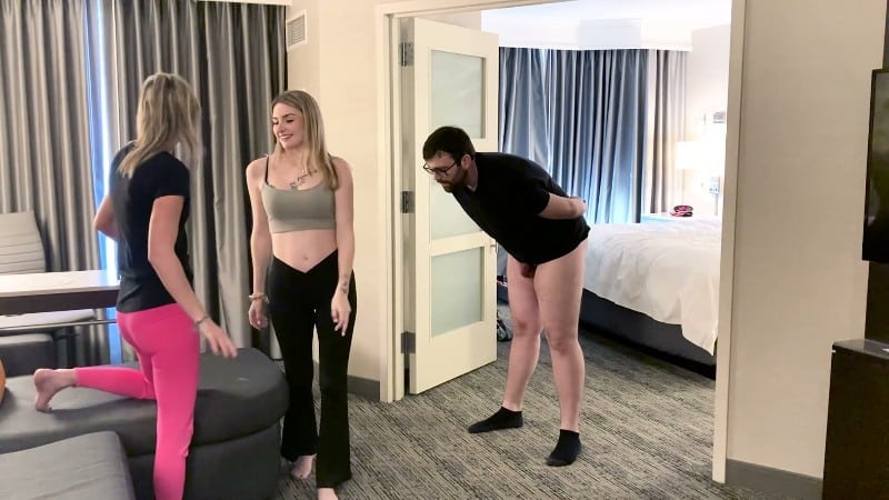 ONLYBALLKICKING - Ballbusting Sisters Marathon - Kody And London 18