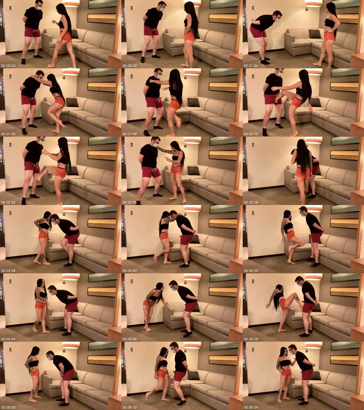 ONLYBALLKICKING - Booty Shorts Kicks And Knees 6