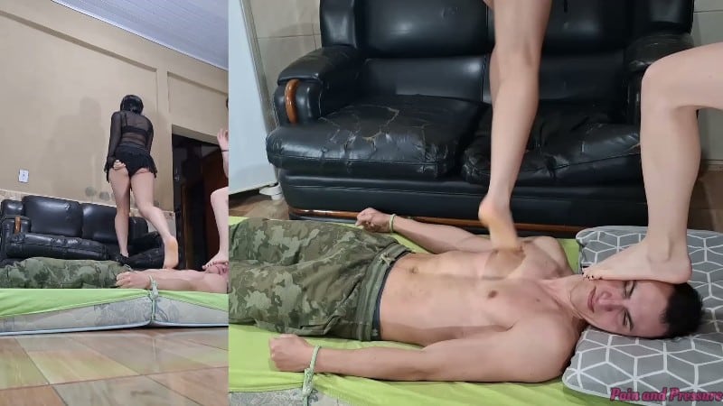 Pain And Pressure - 109 Nikkis First Brutal Jumps - Beatriz And Nikki 1