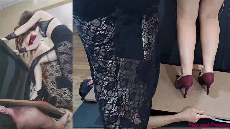 Pain And Pressure - 59 Beatriz And Red C Crushing Slave Underboard 3