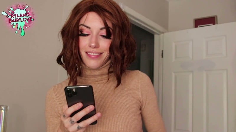 Ryland BabyLove - Mean Sister JOI POV Sock Sweater Focus 4