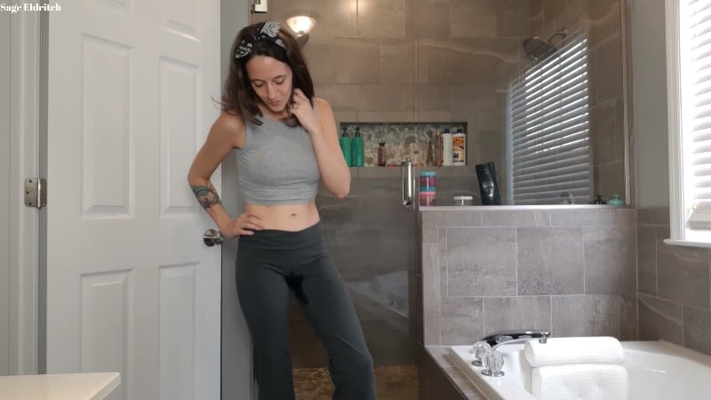 Sage Eldritch - Soaking My Panties and Yoga Pants 2