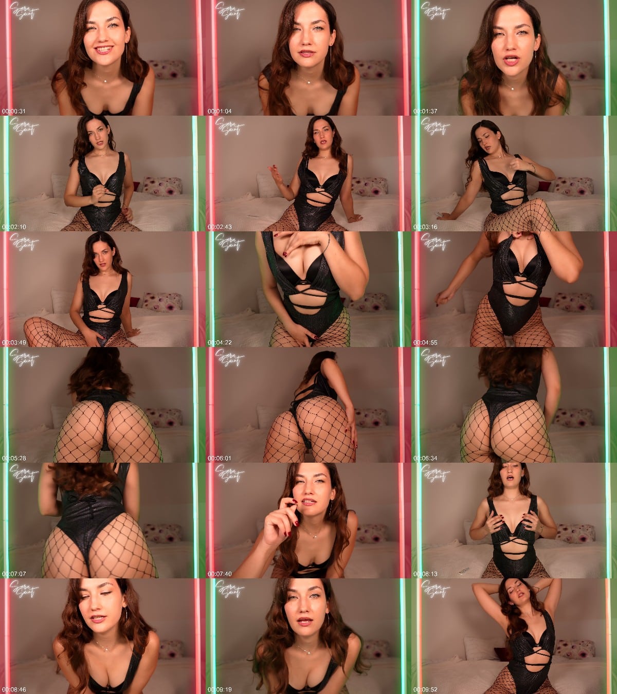 SaraSaint - 4K Red Green CBT - JOI Game 6