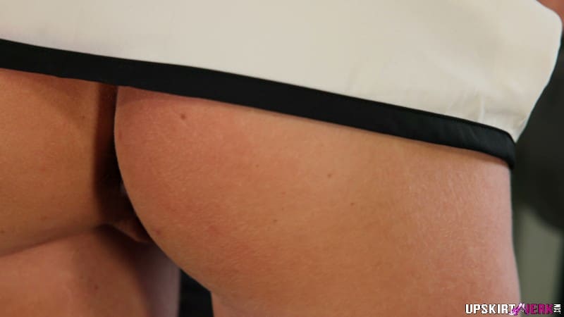 Upskirt Jerk - Perfect Pussy - Darcy May 8K 5