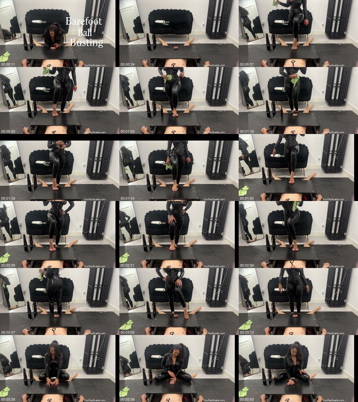 Youpayscarla - Mistress Scarla Rose - Barefoot Ball Crusher 6