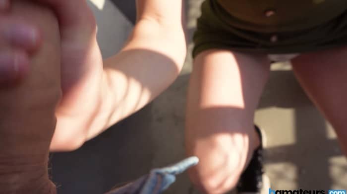 [bAmateurs] Delicate Amateur Babe Takes Cock Outdoors (2026.03.10) [1080p] 21