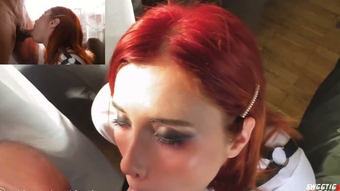 Hawk Tuah Blowjob With Readhead 4