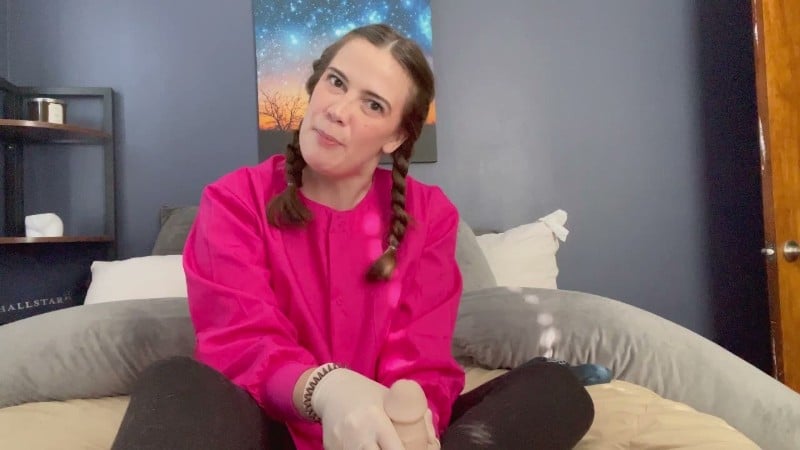 maggierosexo - gloved nurse checks and milks prostate 5