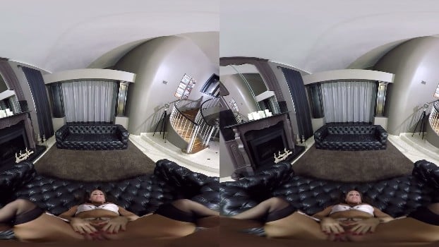 [Naughty Rich Girls] Abigail Mac - Abigail Mac Fucking In The Couch With Her Lingerie Vr Porn (2015-08-24) [2160p] 4