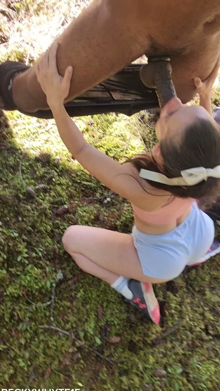 [OF-Beckywhyte] Horny Hiker Needs Bbc She Doesn't Care If Anyone Can See [1920p] 5