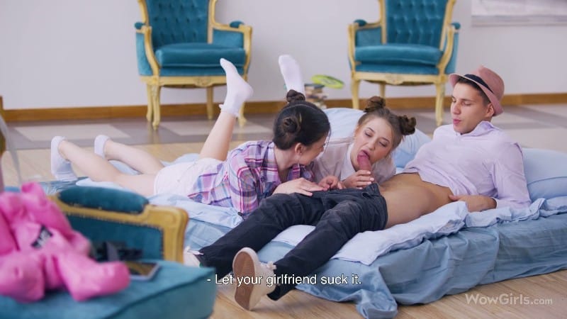 WowGirls 20 09 16 Leah Maus And Molly Brown Slutty Mood For A Threesome FullHD 17