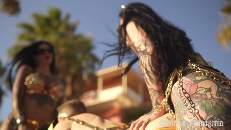 Mistress Damazonia - Golden Goddesses Fuck Pool Boy 2