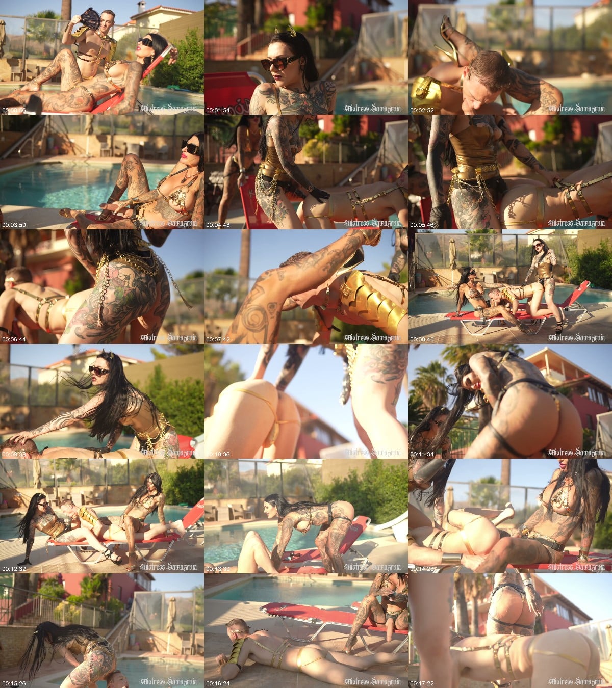 Mistress Damazonia - Golden Goddesses Fuck Pool Boy 6