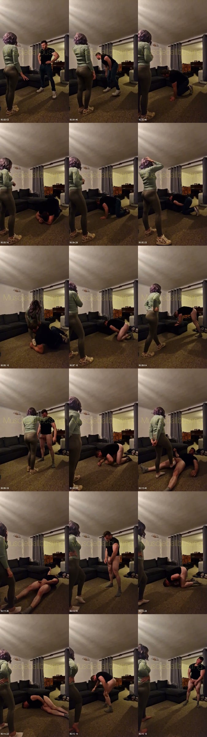 Muscle Ballbusting - Nicolasmusclebb - Anita Brutally Kicks My Balls July 6